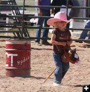 Stick Horse barrel racing for the little kids